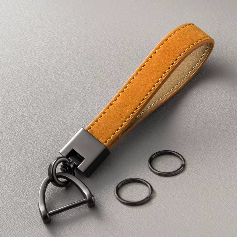 Leather Strap Keychain